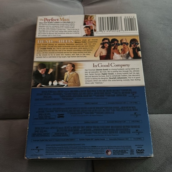 Triple Feature DVD Set - The Perfect Man, Head Over Heels, In Good Company - Picture 2 of 6